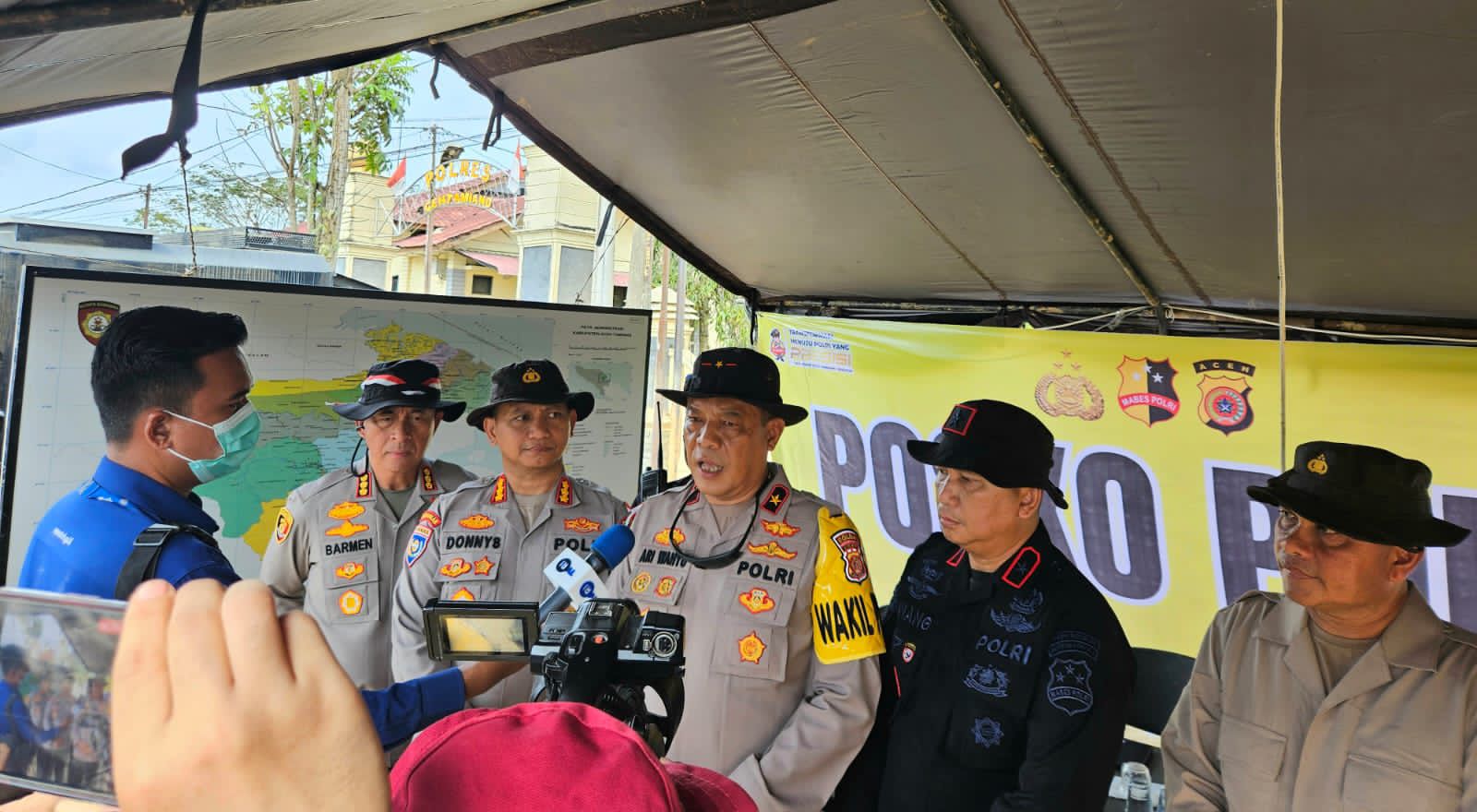 Pelayanan Polres Aceh Tamiang Tetap Berjalan di Posko Tanggap Darurat