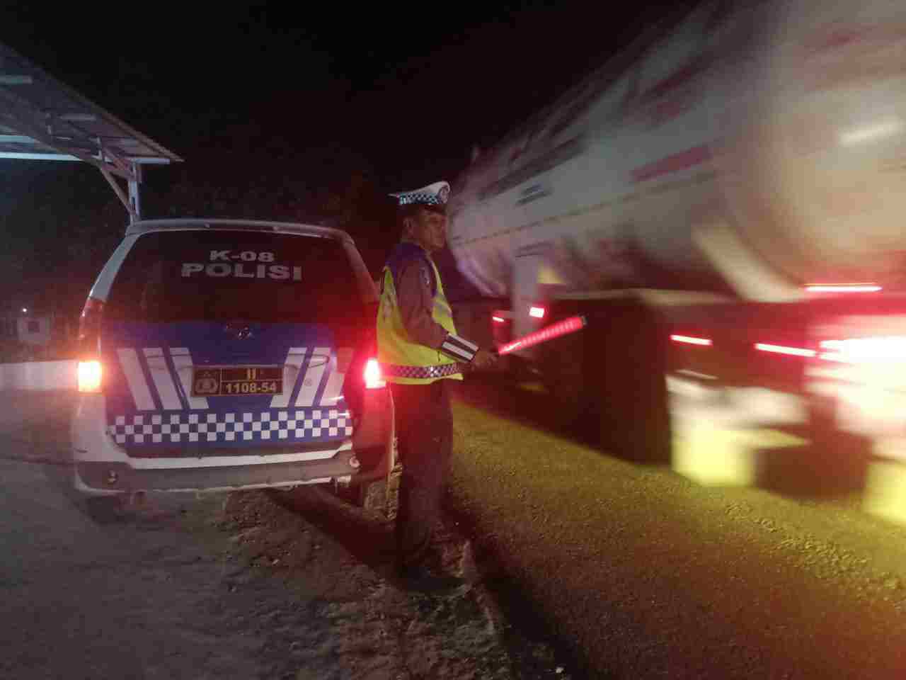 Sat Lantas Polres Batu Bara Intensifkan Patroli “Blue Light” di Jam Rawan, Cegah Balap Liar dan Tindak Kriminalitas