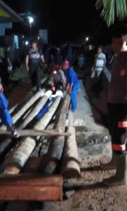 Korpolairud Polri Bangun Jembatan Sementara, Pulihkan Akses Warga di Padang Pariaman