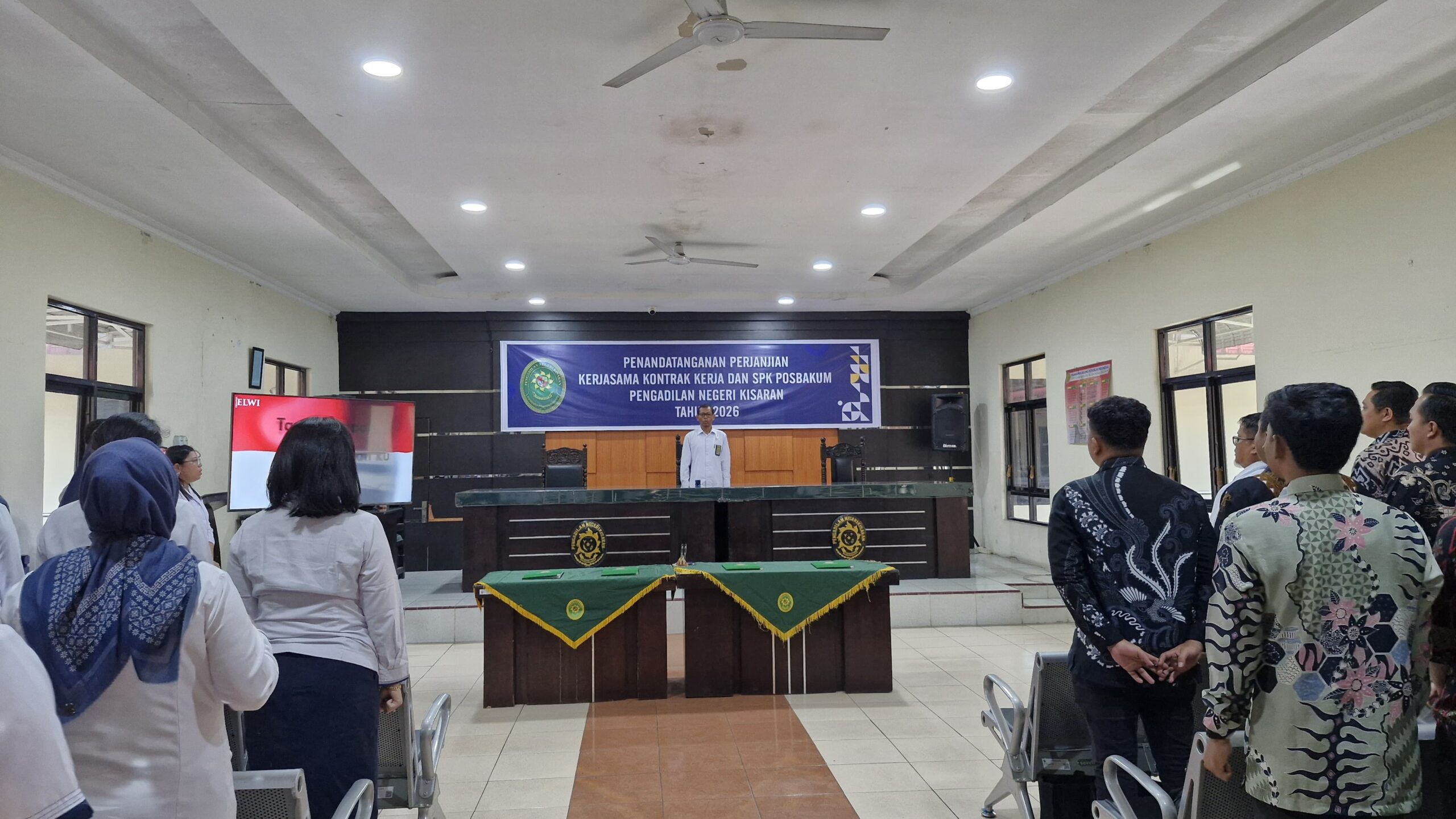 Pengadilan Negeri Kisaran Jalin Kerjasama dengan YLBH-CNI untuk Layanan Posbakum Tahun 2026