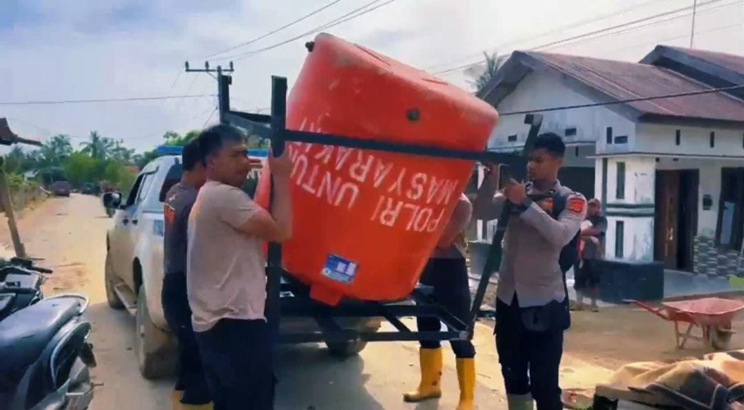 ‎Polri Pacu Pembangunan Sumur Bor di Aceh Tamiang, Ratusan Titik Sediakan Air Bersih Pascabencana