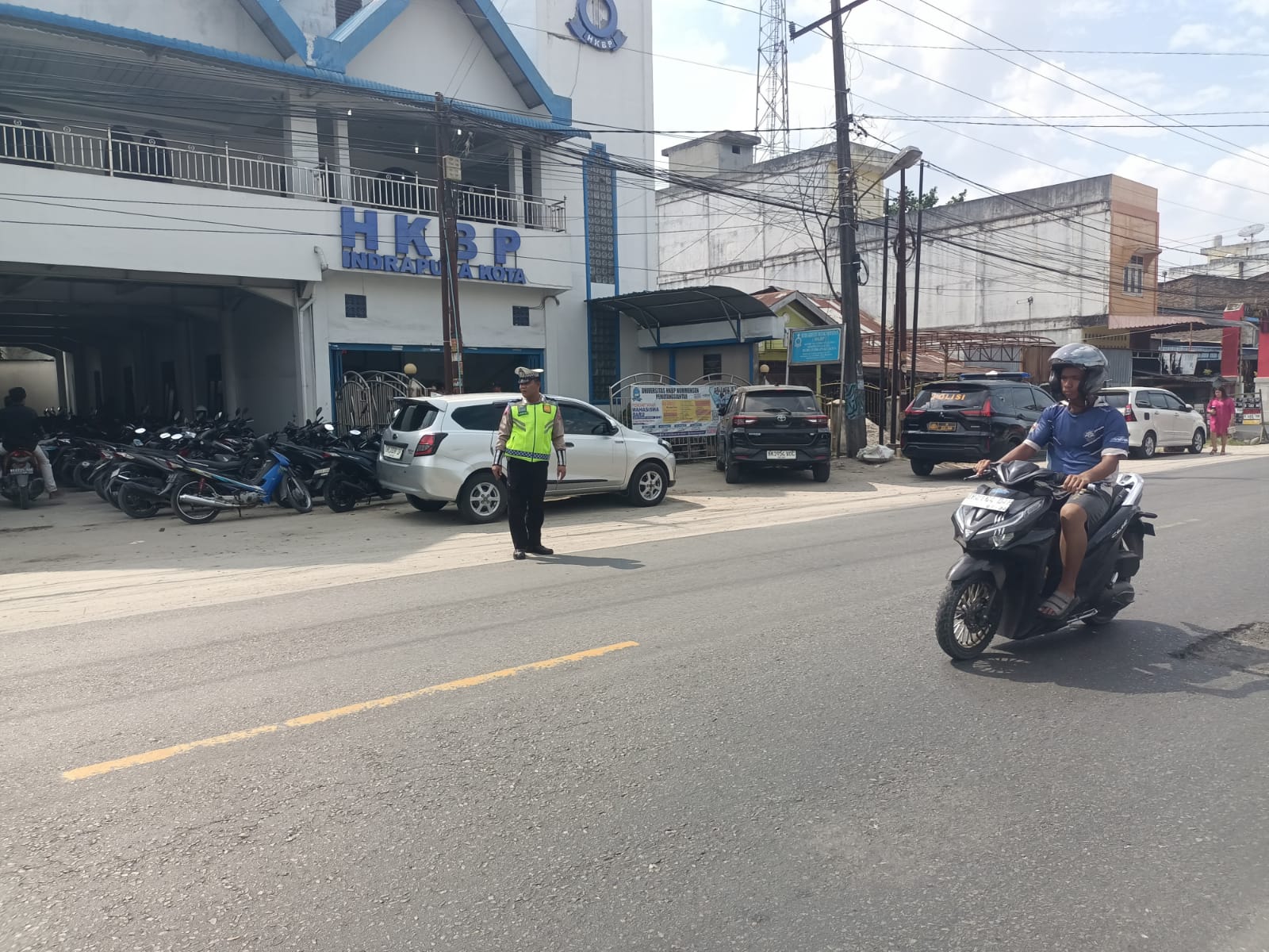 Polres Batu Bara Tingkatkan Pengamanan Gereja Saat Ibadah Minggu