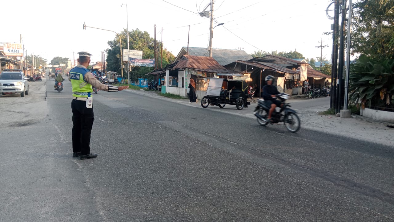 Sat Lantas Polres Batu Bara Gencar Atur Lalu Lintas, Tekan Pelanggaran dan Kecelakaan