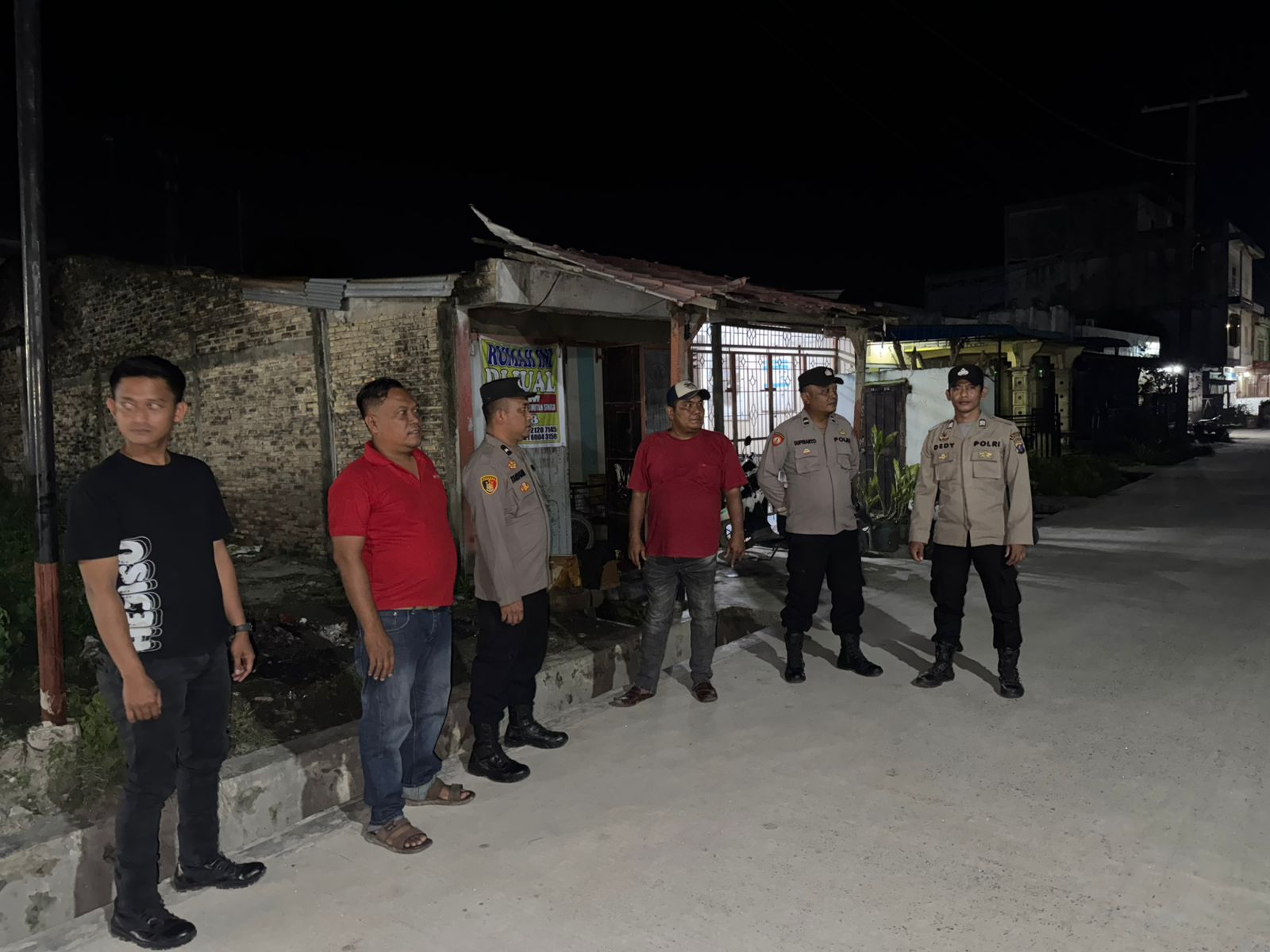 Ciptakan Rasa Aman, Polsek Medang Deras Gencarkan Patroli Malam Antisipasi Aksi Kriminalitas