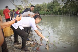 Tindak Tegas Pelaku Perdagangan Satwa Dilindungi, Polres Batu Bara Lepasliarkan Ratusan Belangkas ke Habitat Alami