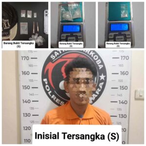 Sat Resnarkoba Polres Batu Bara Ungkap Kasus Narkoba di Mangkai Baru