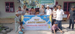 Polsek Medang Deras Berbagi Berkah dengan Anak Yatim Piatu di Panti Asuhan Atihohiriah