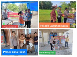 “Uluran Tangan Polres Batu Bara, Senyum Bahagia Kaum Dhuafa!”, Minggu Kasih Sentuh Hati Masyarakat dengan Berbagi Berkah