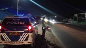 Jaga Keselamatan Pengguna Jalan, Sat Lantas Polres Batu Bara Gencarkan Patroli Blue Light di Jalinsum Indrapura