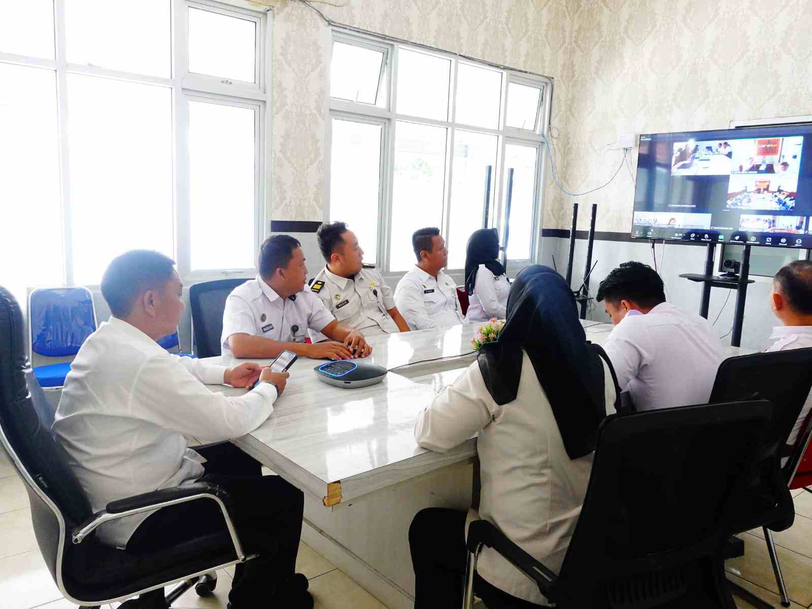 Kanwil Ditjenpas Bengkulu Ikuti Zoom Sosialisasi Standar Registrasi Klien Pemasyarakatan