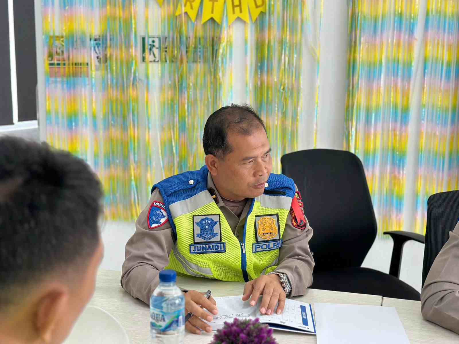 Satlantas Polres Batu Bara koordinasi dengan Hutama Karya, siapkan langkah pencegahan kecelakaan di tol jelang mudik
