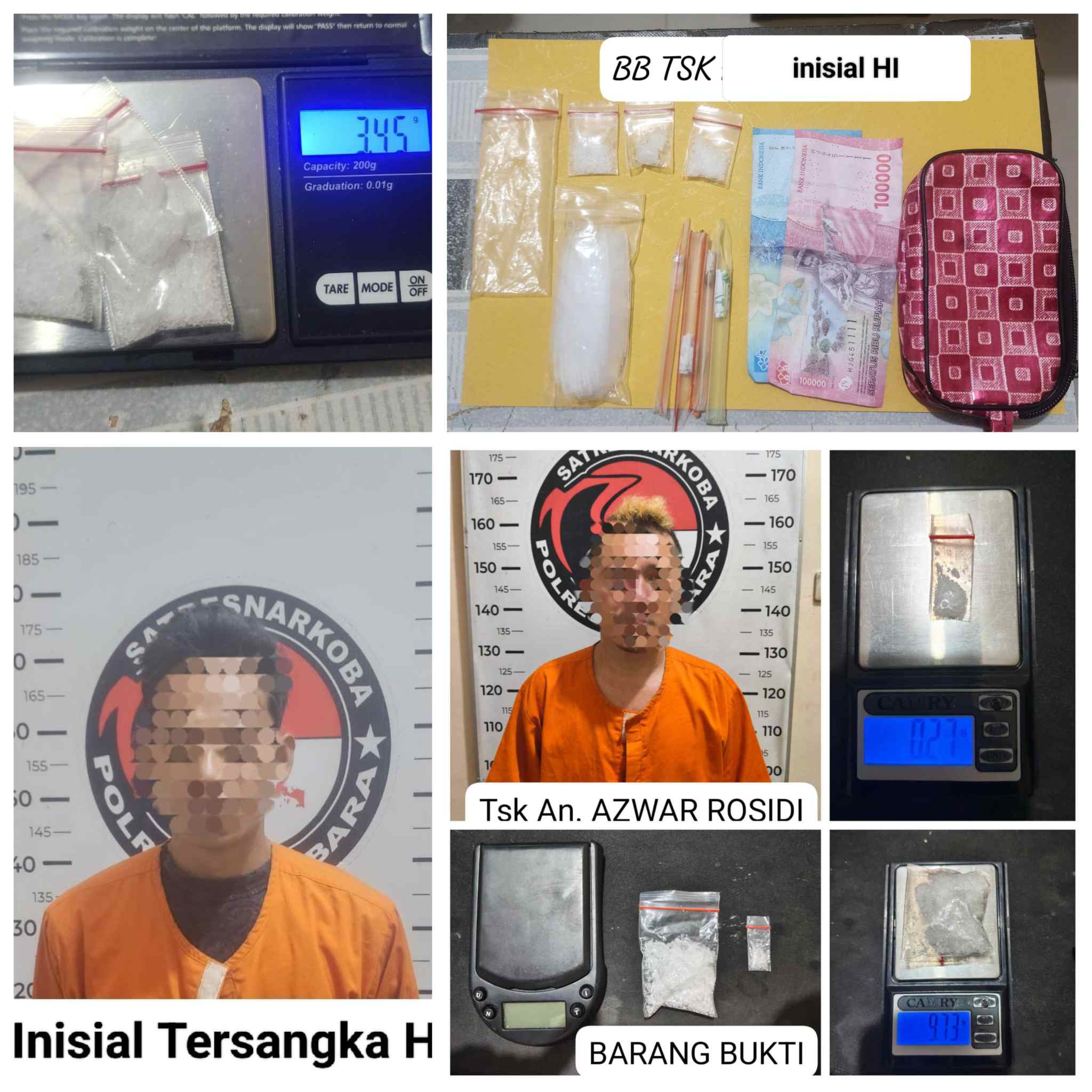 Satresnarkoba Polres Batu Bara Berantas Jaringan Narkoba, Ungkap Dua Kasus dalam Sehari dan Amankan Dua Tersangka