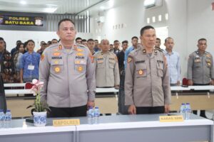 Penandatanganan Fakta Integritas dan Sumpah Penerimaan Polri TA 2026 di Polres Batu Bara berlangsung lancar   