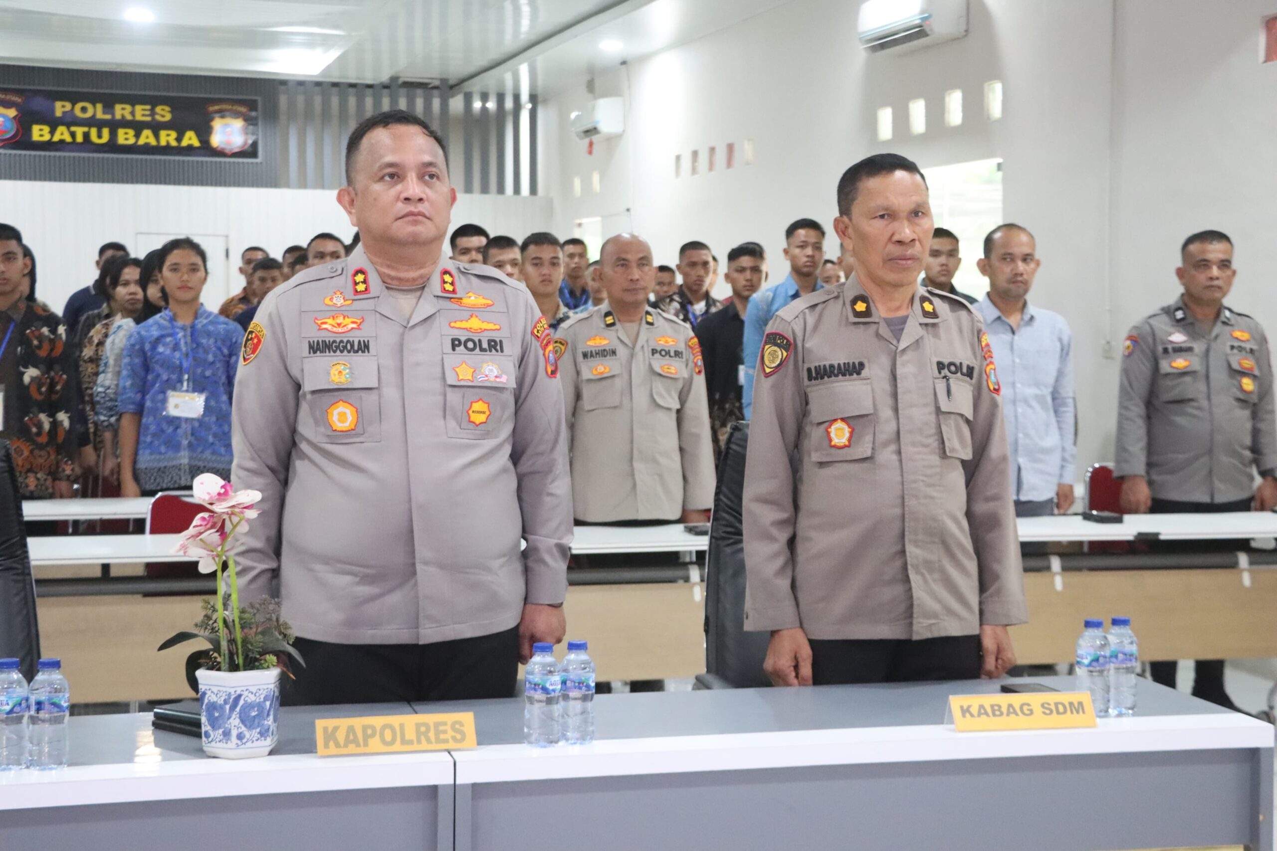 Penandatanganan Fakta Integritas dan Sumpah Penerimaan Polri TA 2026 di Polres Batu Bara berlangsung lancar   