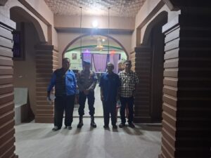 Pengamanan ibadah wafat Yesus Kristus di Gereja HKBP Tanjung Seri berjalan aman
