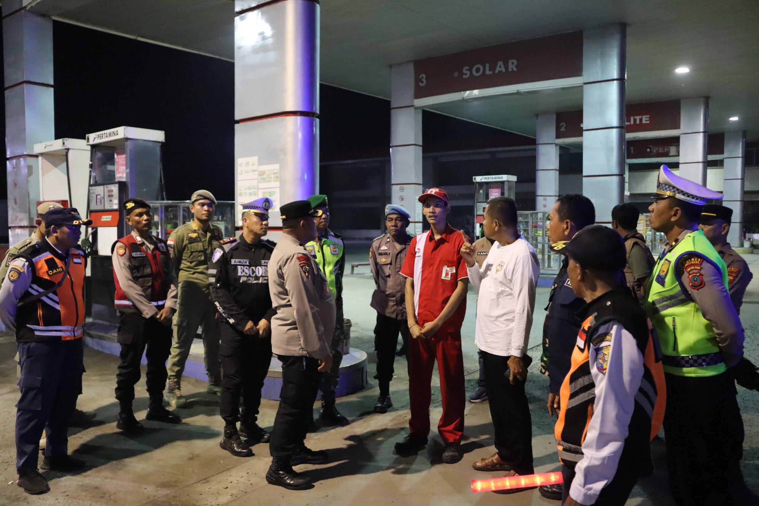 Polres Batu Bara gelar patroli gabungan skala besar saat blackout – antisipasi gangguan kamtibmas, berikan rasa aman kepada masyarakat